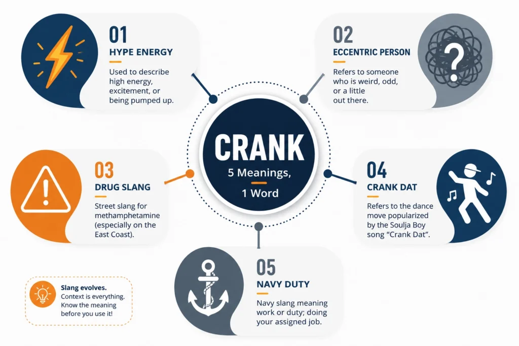 Crank Meaning