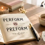 Preform vs Perform