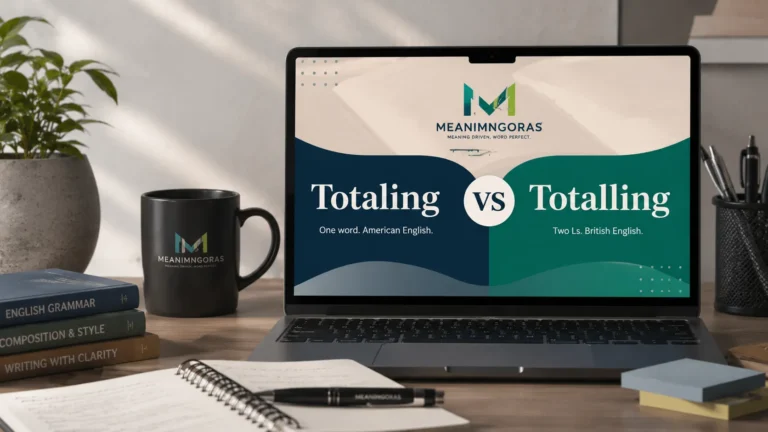 Totalling vs Totaling