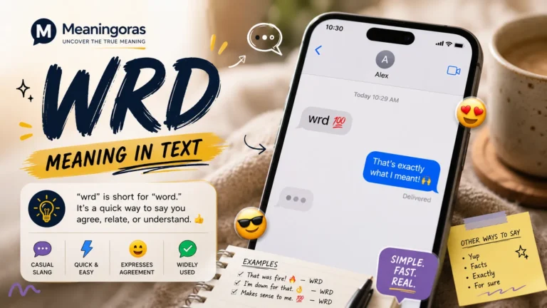WRD Meaning in Text
