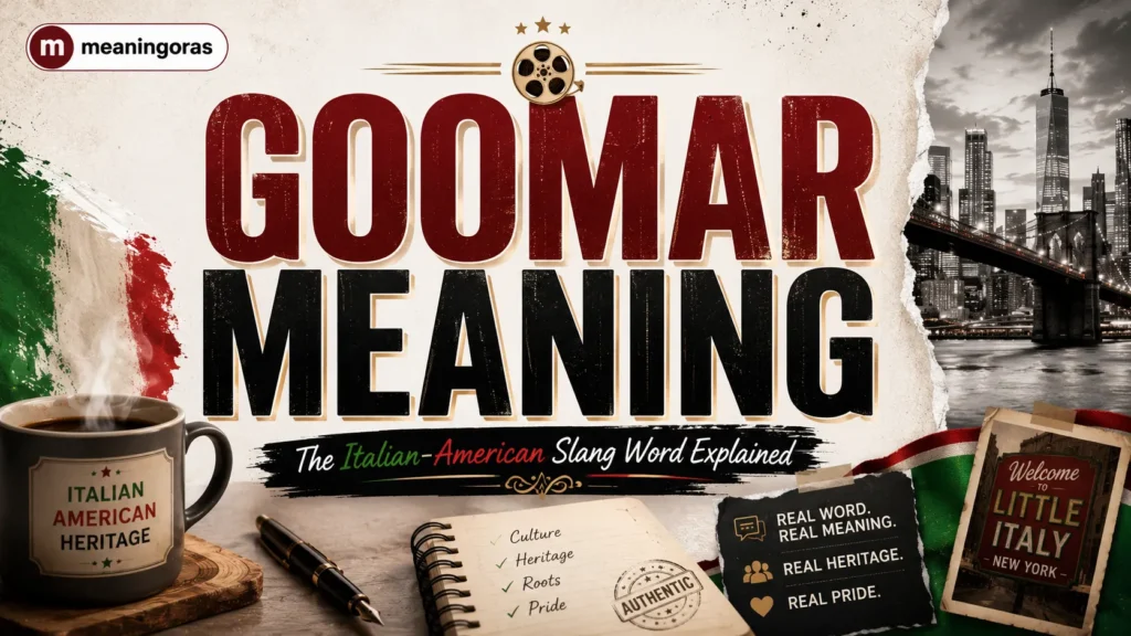 Goomar Meaning