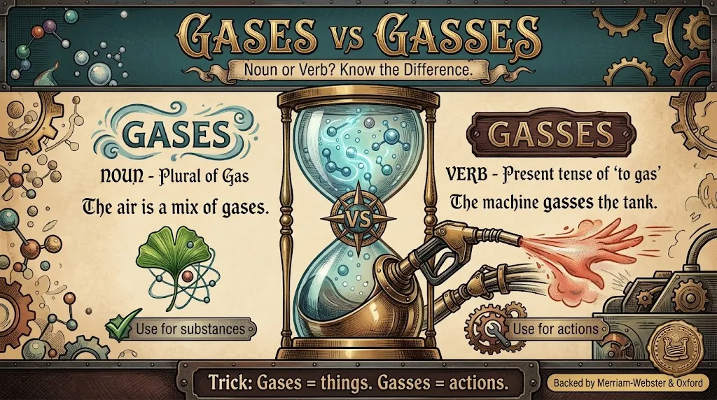  "Gases or gasses