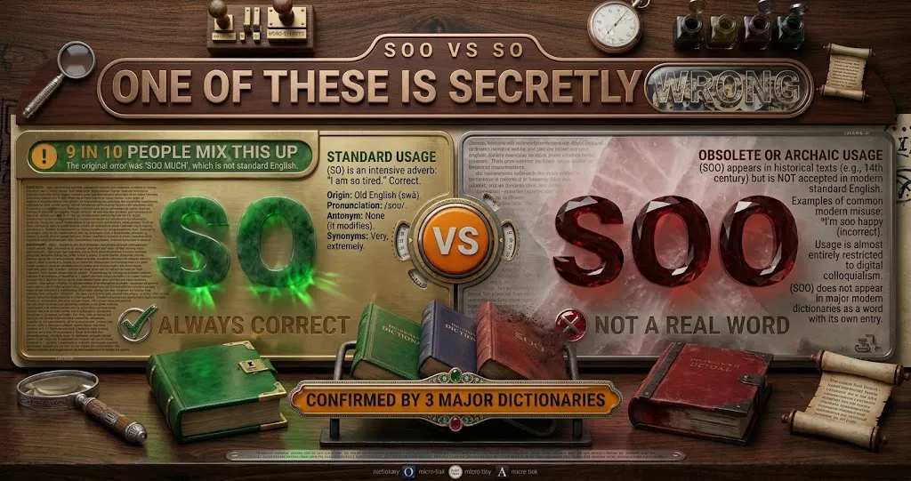 Soo vs So 