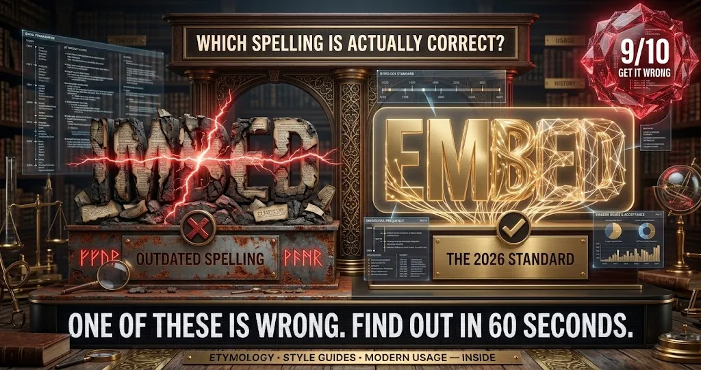 
Imbed vs. Embed 