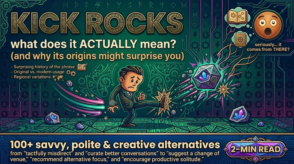 

Kick Rocks Meaning 