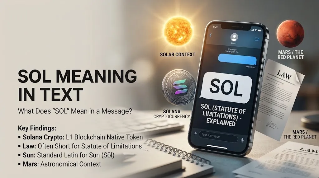 SOL Meaning in Text