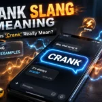 Crank slang meaning