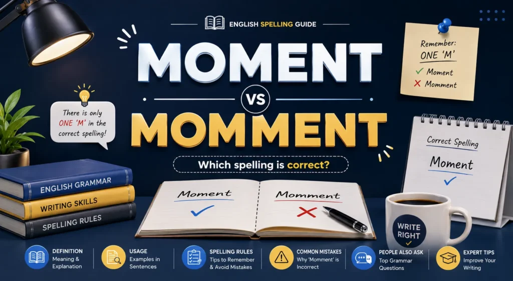 Moment vs Momment