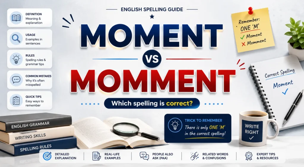 Moment vs Momment