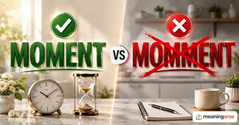 Moment vs Momment