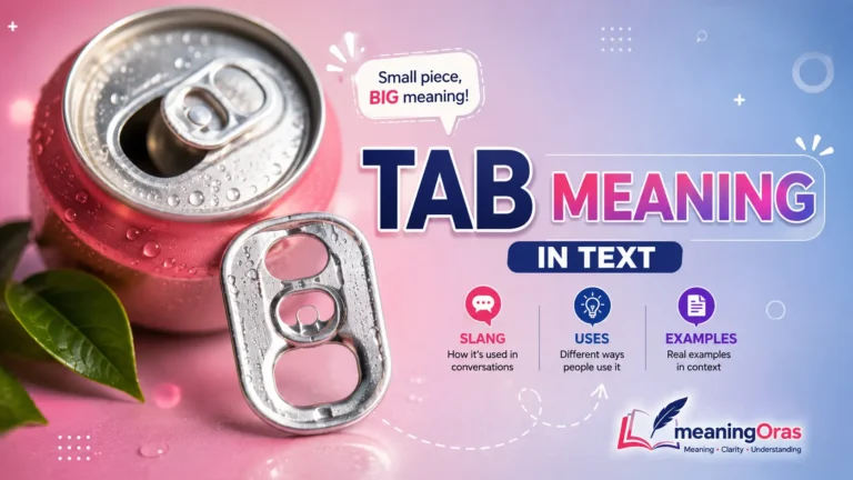 Soda Tab Meaning