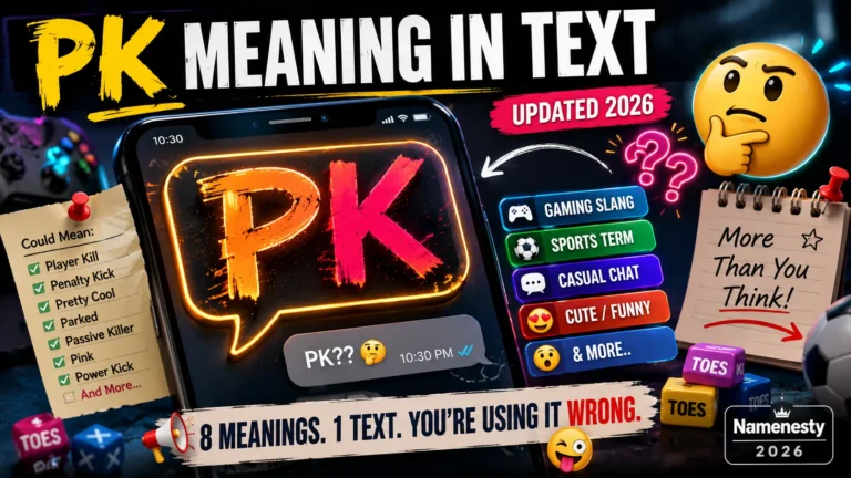 PK Meaning in Text