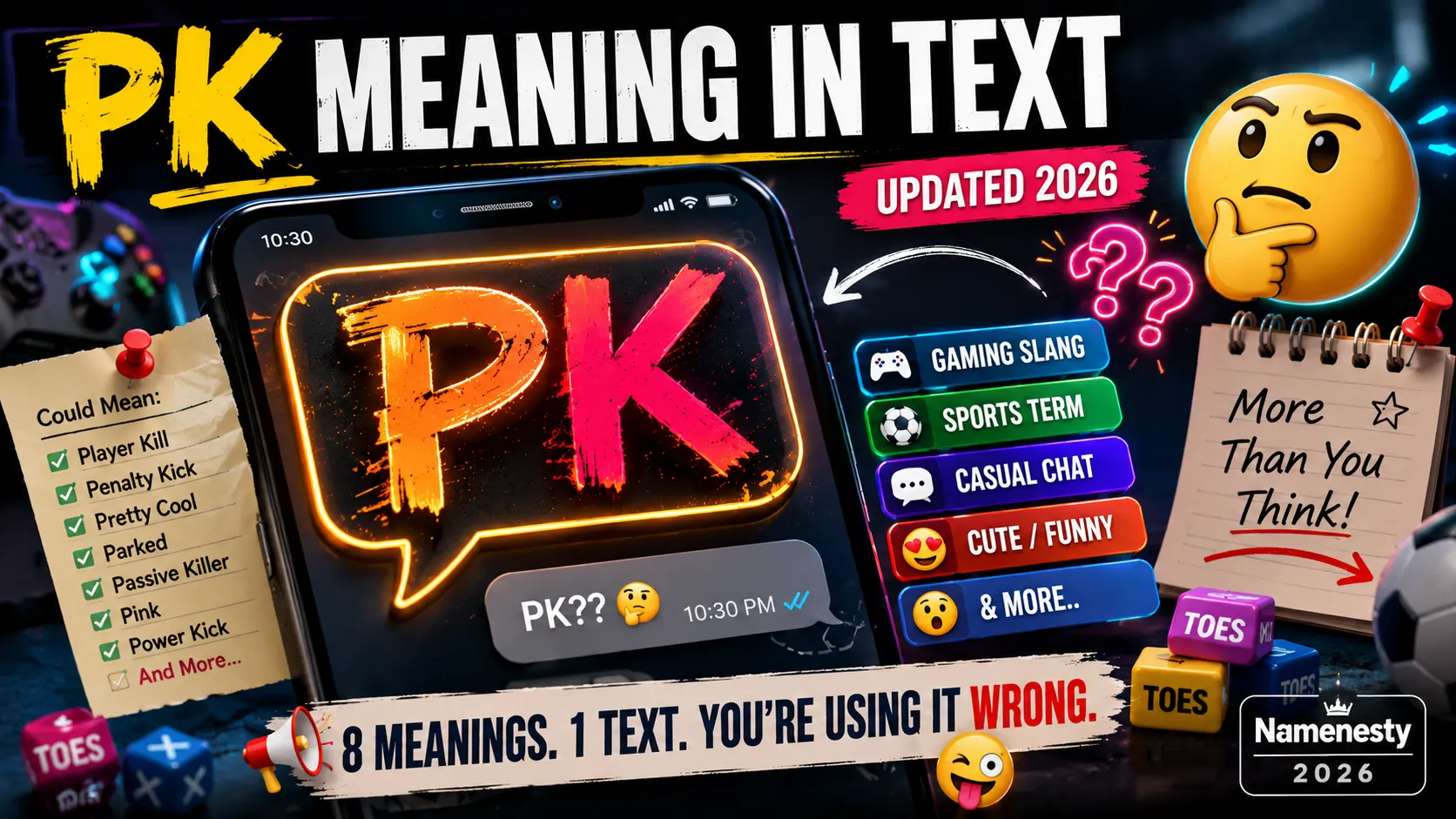 PK Meaning in Text