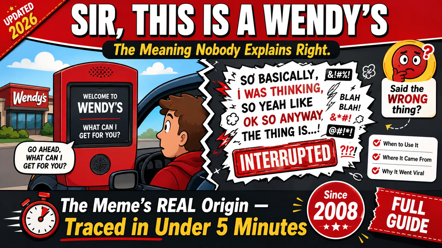 Sir, This Is a Wendy's Meaning