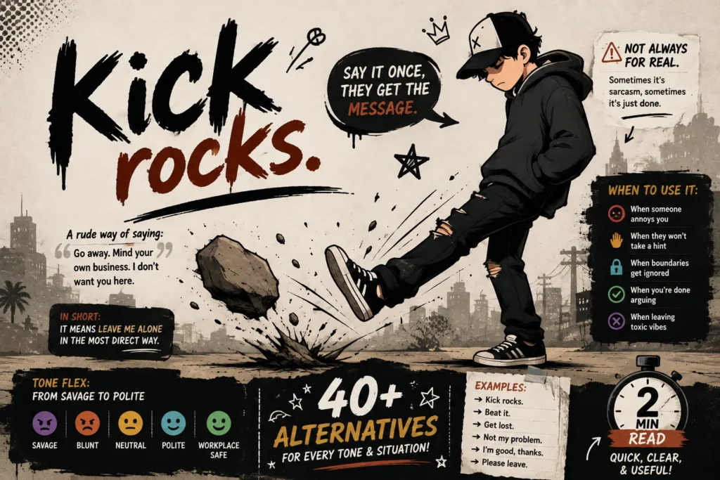 

Kick Rocks Meaning 