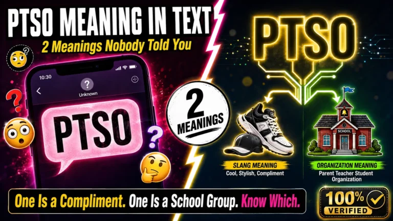 "PTSO Meaning