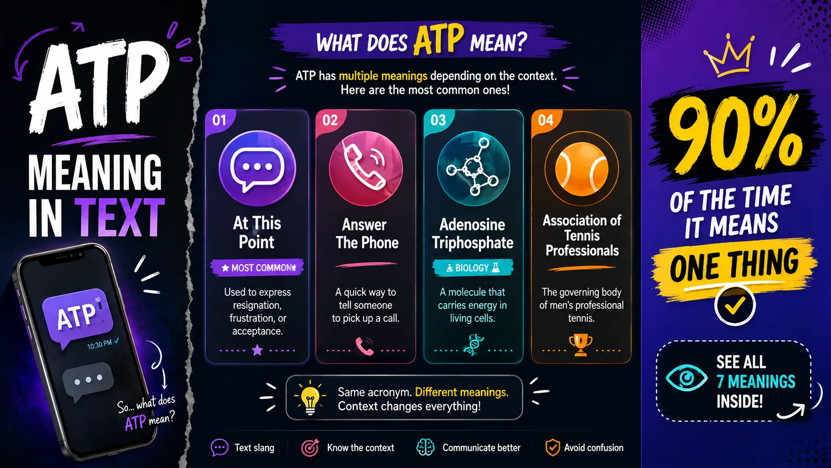 ATP Meaning in Text