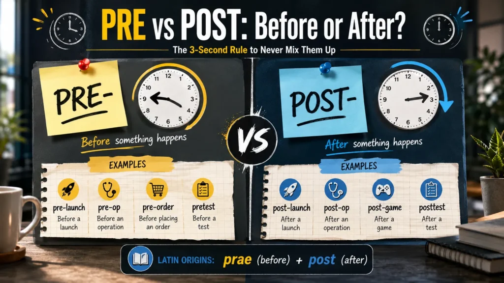 
Pre vs Post
