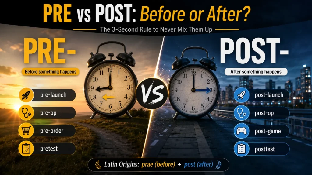 
Pre vs Post