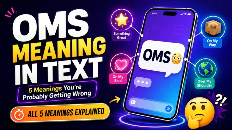 OMS Meaning in Text