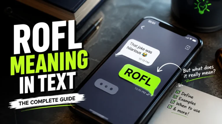 ROFL Meaning in Text