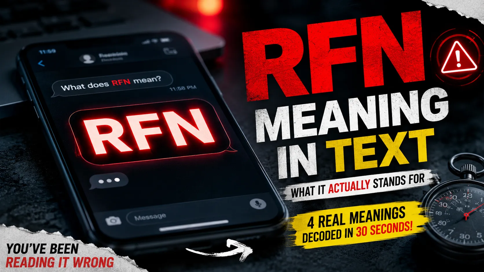 RFN Meaning in Text