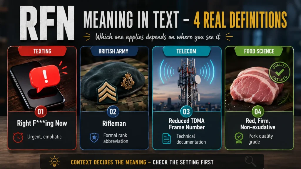 RFN Meaning in Text