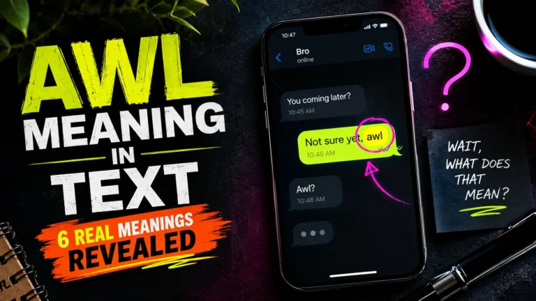 AWL Meaning in Text