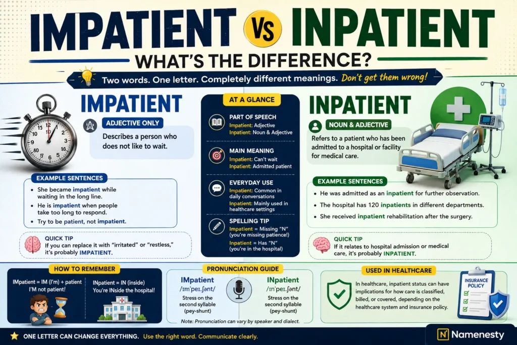 Impatient vs Inpatient
