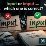 Input or Imput