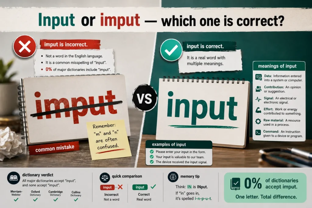 Input or Imput