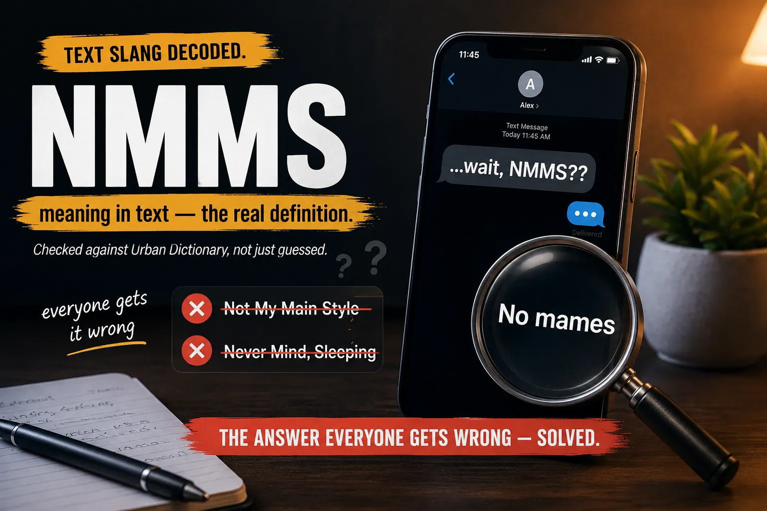 NMMS Meaning in Text