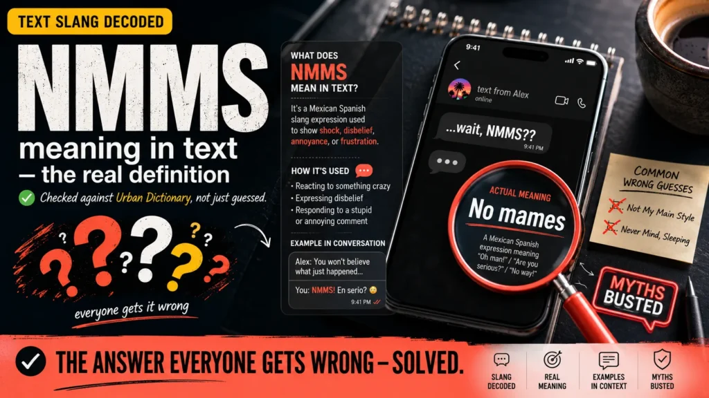 NMMS Meaning in Text