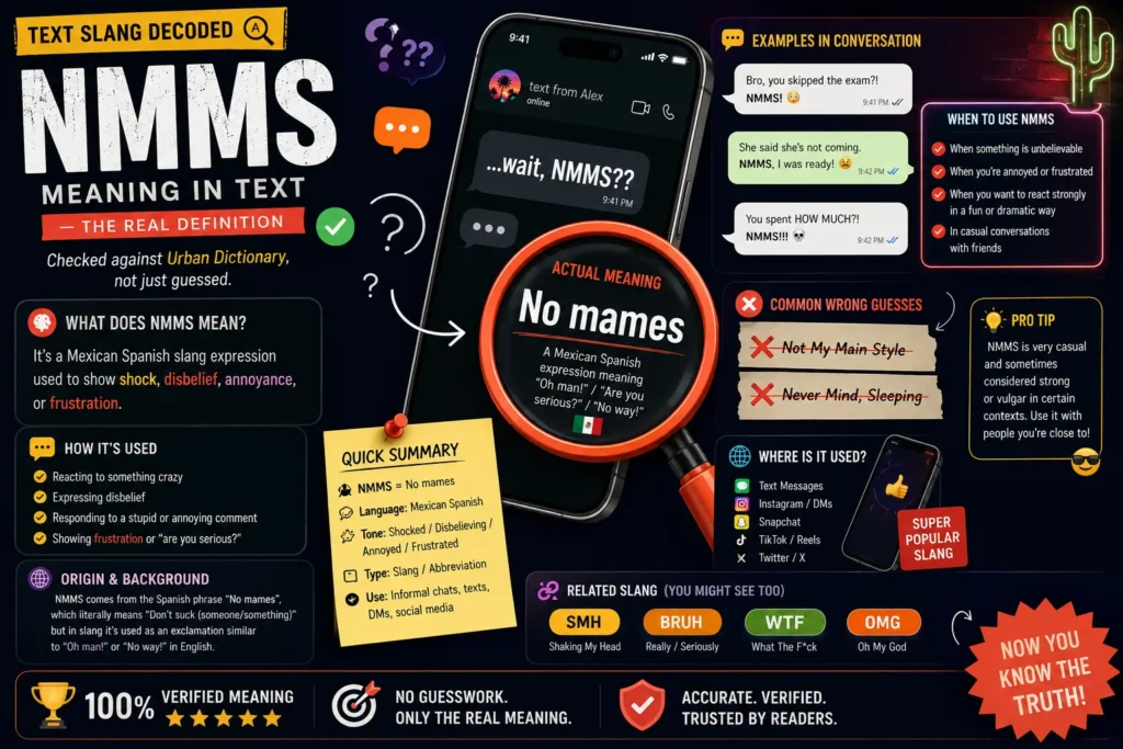 NMMS Meaning in Text