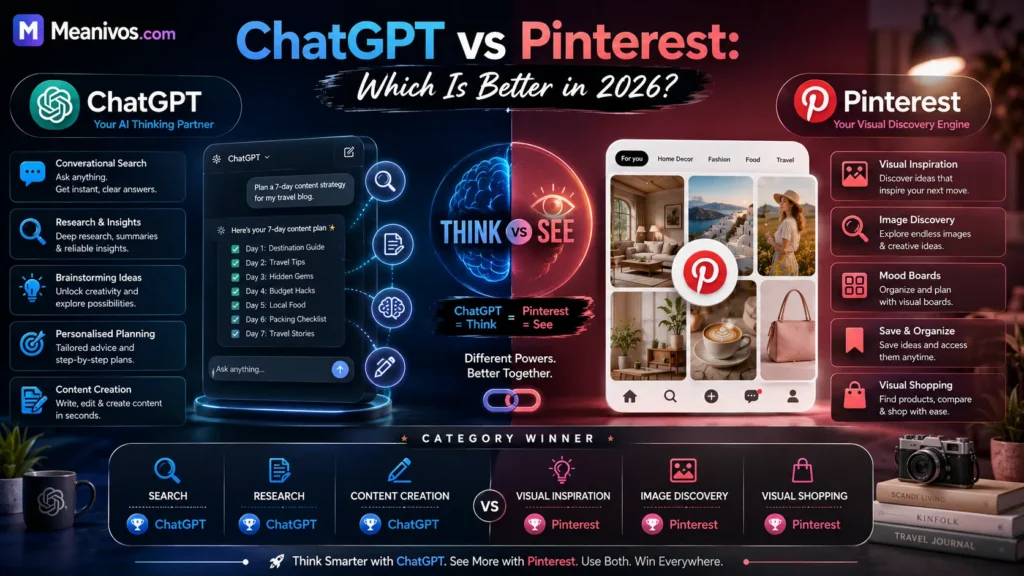 ChatGPT vs Pinterest