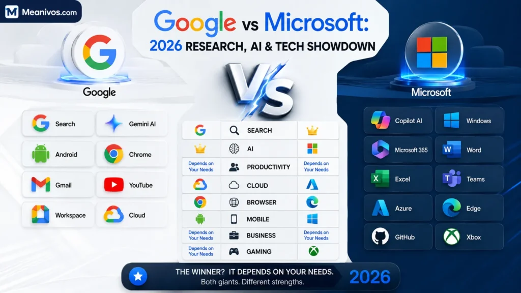 Google vs Microsoft