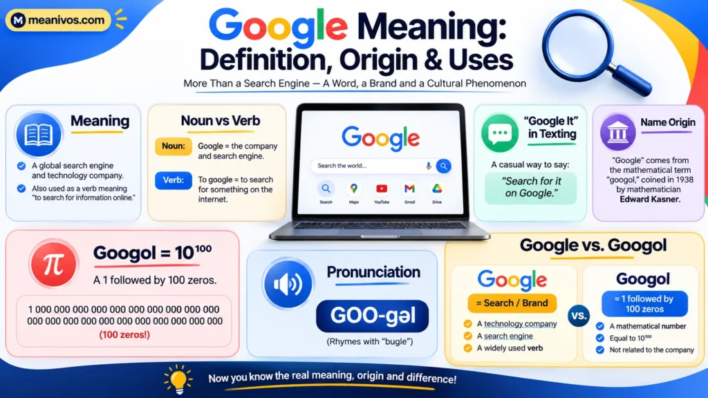 Google meaning