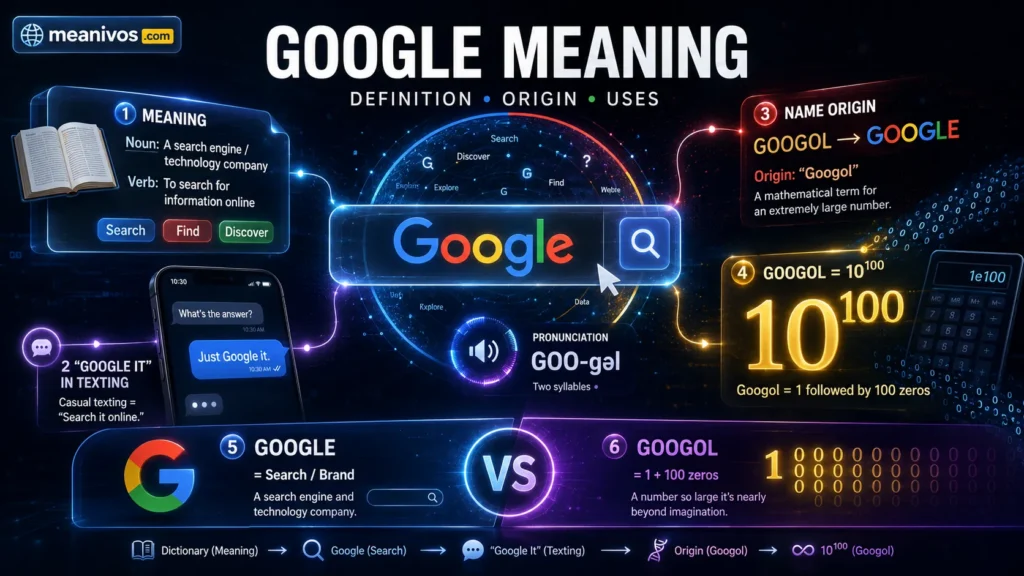 Google meaning 