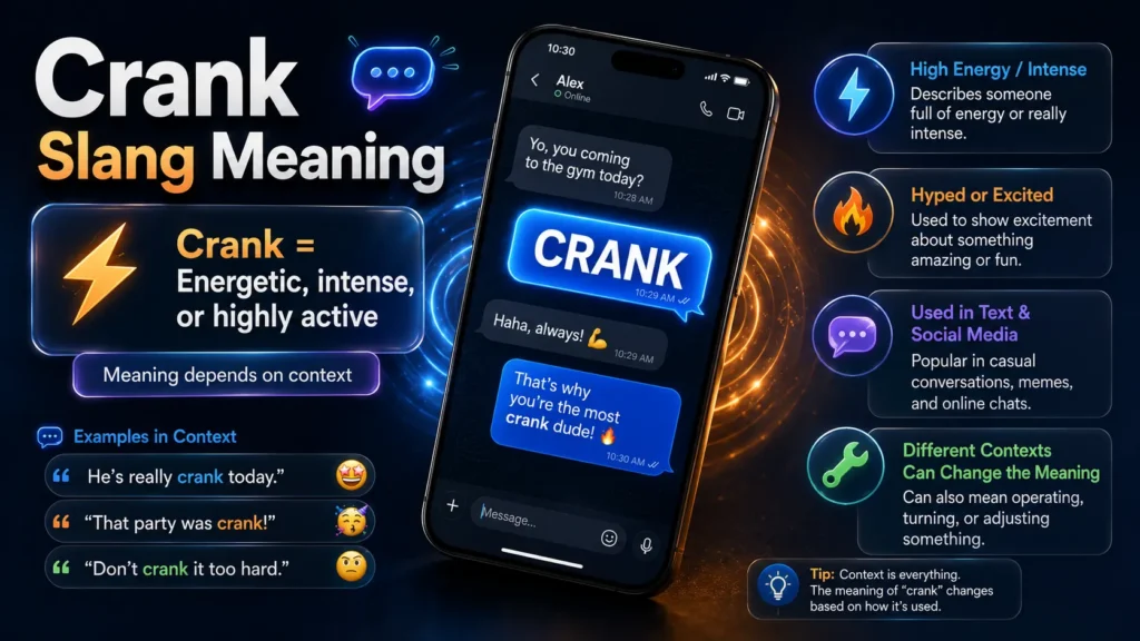 Crank Slang Meaning