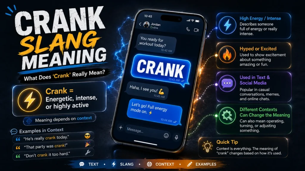 Crank Slang Meaning