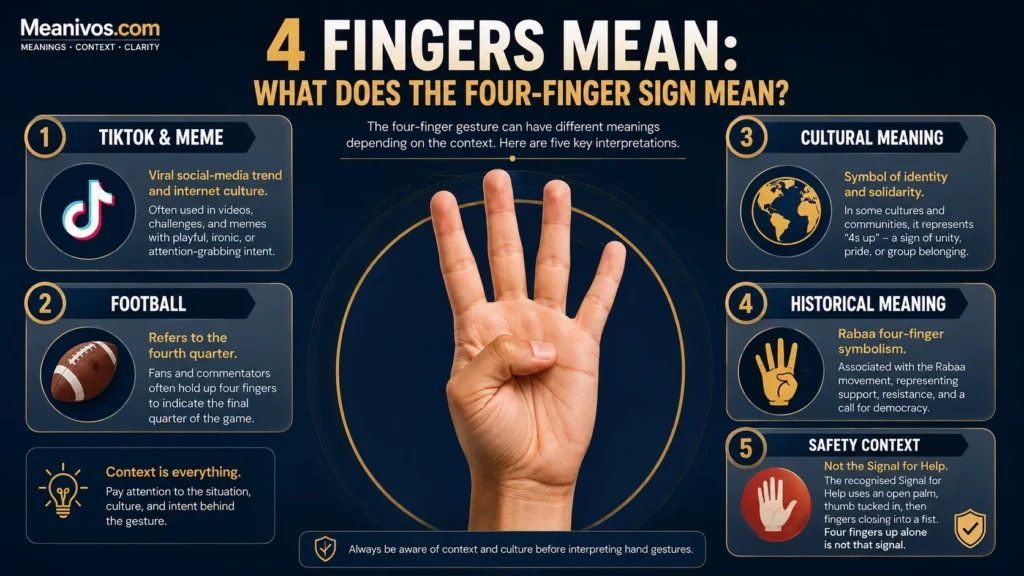 4 Fingers Meaning