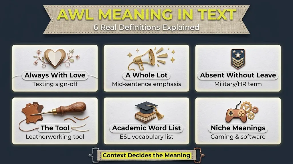 AWL Meaning in Text